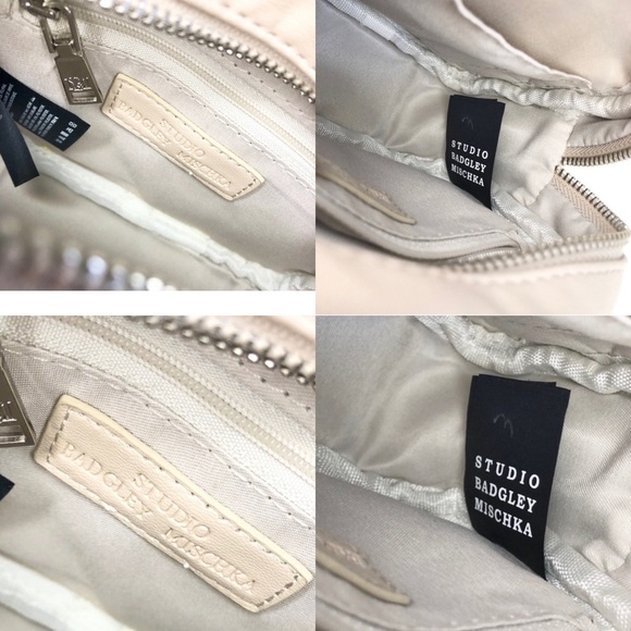 Badgley Mischka Quilted Crossbody Mini Bag with Silver-Tone Studs - Picture 5 of 16